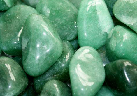 Aventurine is said to bring luck.
